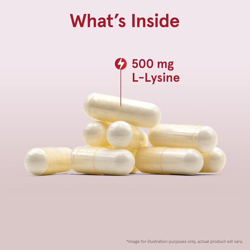 Jarrow Formulas L-Lysine 500 mg 100 Capsules - DailyVita