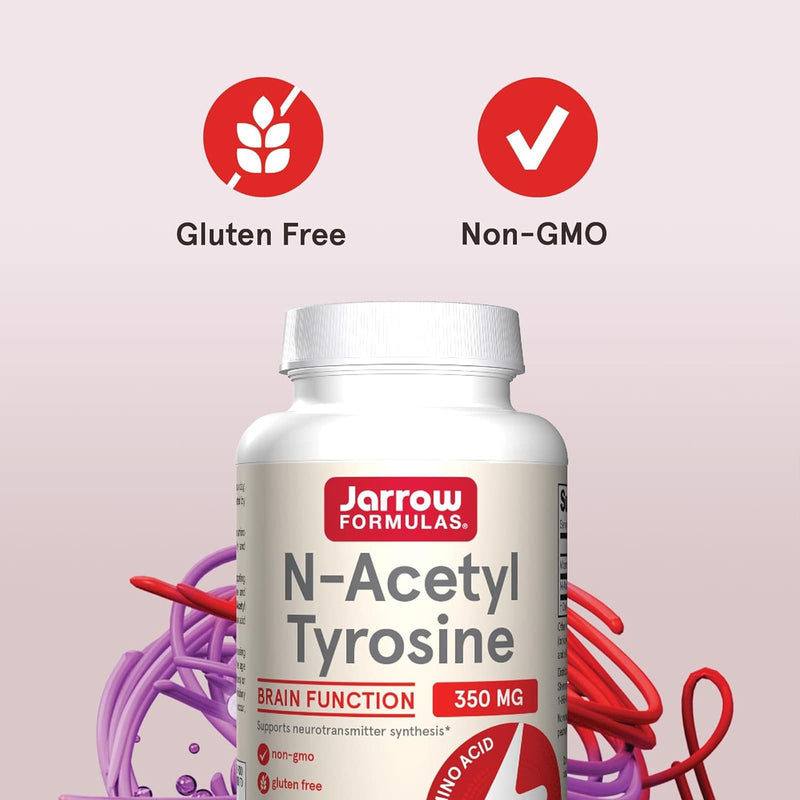 Jarrow Formulas N-Acetyl Tyrosine 350 mg 120 Capsules - DailyVita