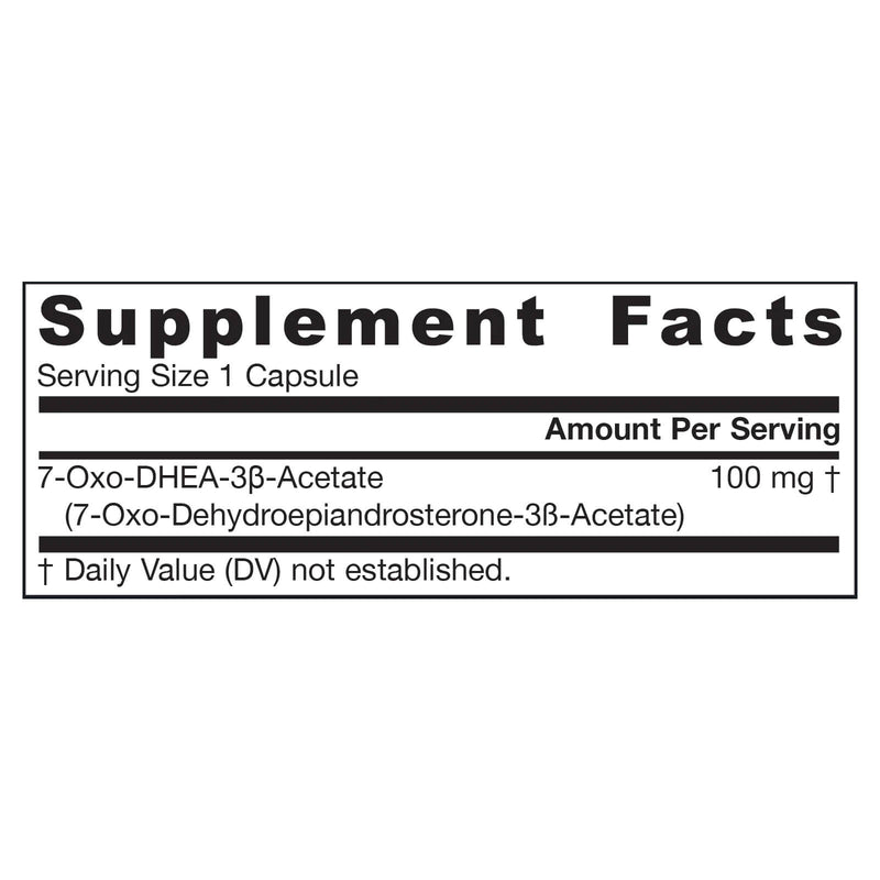 CLEARANCE! Jarrow Formulas 7-Keto DHEA 100 mg 30 Veggie Caps, BEST BY 09/2024