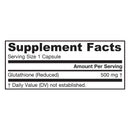 Jarrow Formulas グルタチオンは500 mg 120の野菜キャップを減少させました