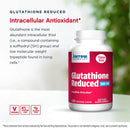 Jarrow Formulas グルタチオンは500 mg 120の野菜キャップを減少させました