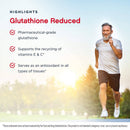 Công thức jarrow glutathione giảm 500 mg 120 mũ rau