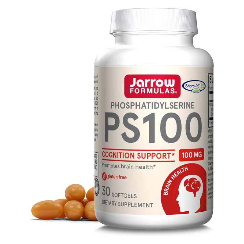 Jarrow Formulas, PS 100, 포스파티딜세린, 100 mg, 30 소프트젤