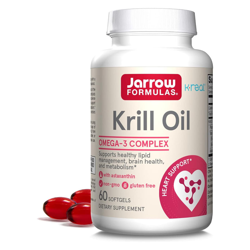 Jarrow Formulas Krill Oil 60 Softgels - DailyVita
