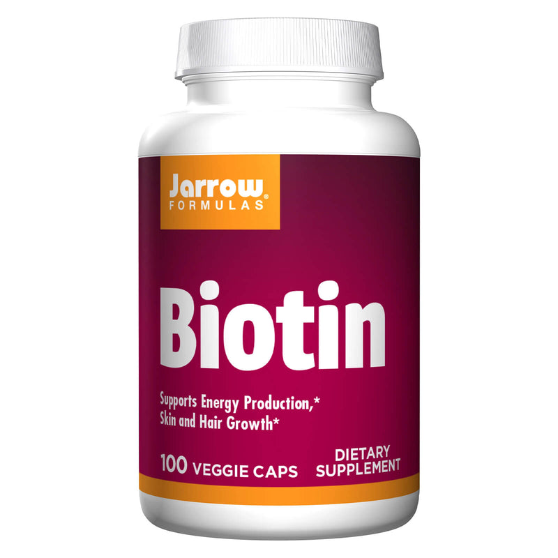 CLEARANCE! Jarrow Formulas Biotin 5,000 mcg 100 Veggie Caps, BEST BY 03/2025