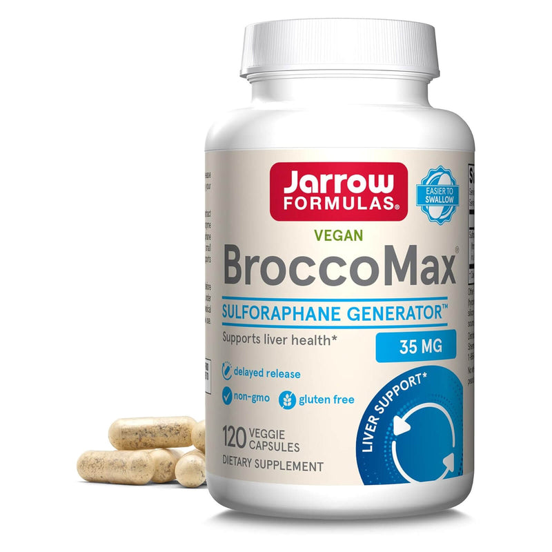 Jarrow Formulas BroccoMax 30 mg 120 Delayed Release Veggie Caps