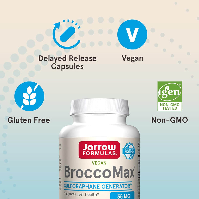 Jarrow Formulas, BroccoMax, 30 mg, 120 cápsulas vegetales de liberación retardada