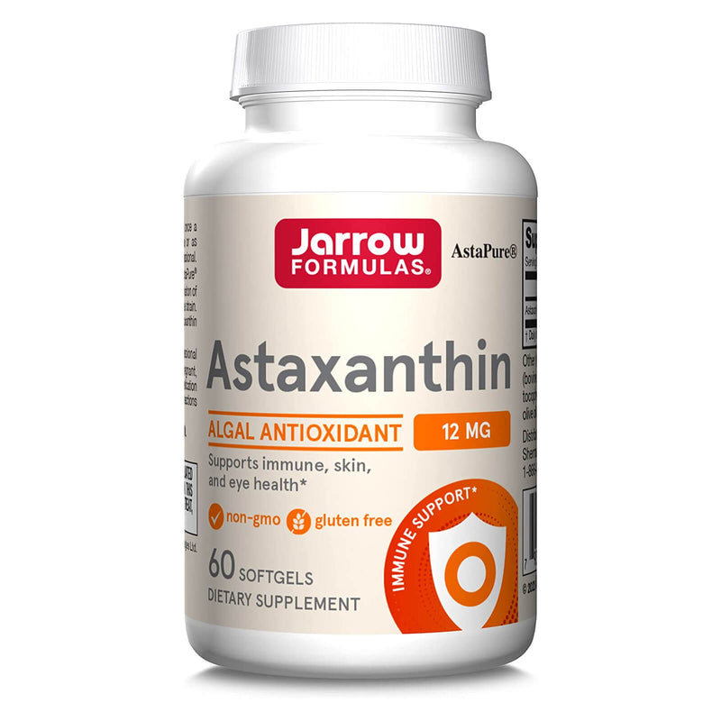 CLEARANCE! Jarrow Formulas Astaxanthin 12 mg 60 Softgels, BEST BY 06/2024 - DailyVita