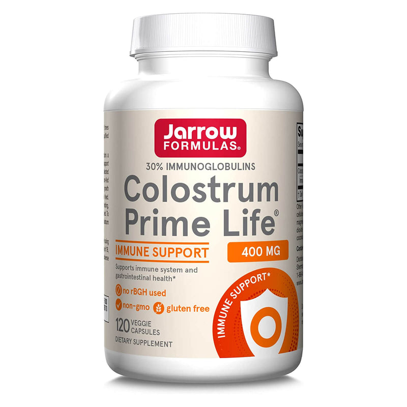 CLEARANCE! Jarrow Formulas Colostrum Prime Life 400 mg 120 Veggie Caps, BEST BY 11/2024