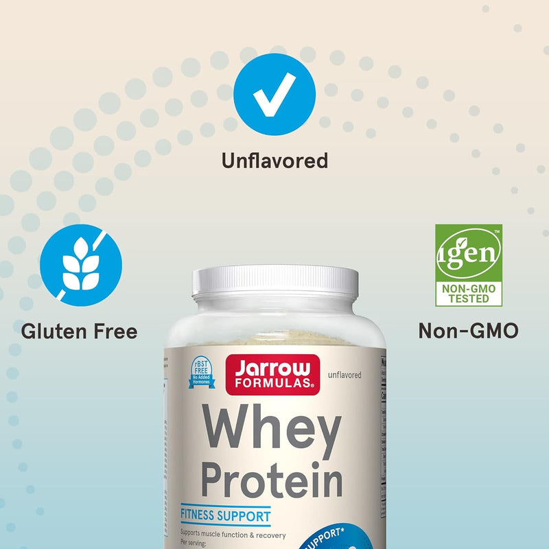 Jarrow Formulas Whey Protein Powder Unflavored 32 oz - DailyVita
