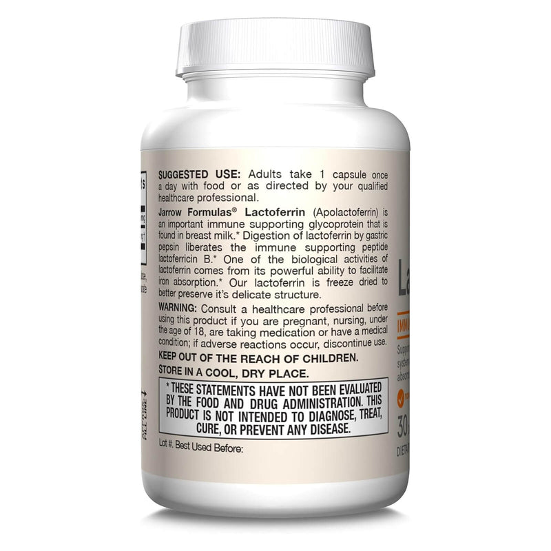 Jarrow Formulas Lactoferrin 30 Capsules