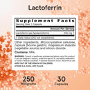 Jarrow Formulas Lactoferrin 30 Capsules