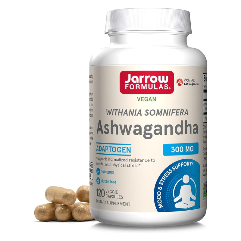 Jarrow Formulas Ashwagandha 300 mg 120 Capsules - DailyVita