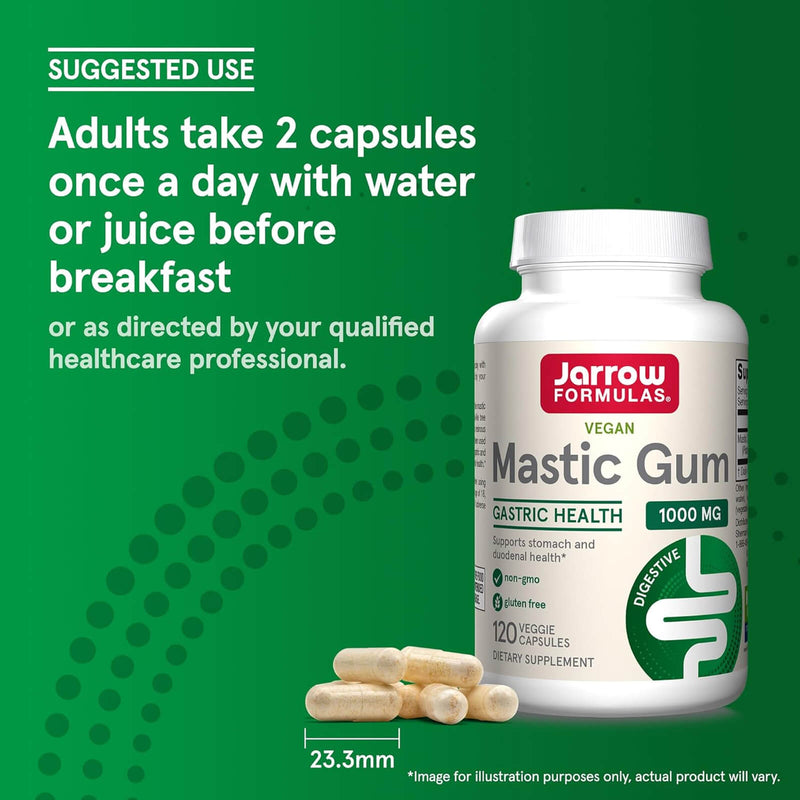 Jarrow Formulas Mastic Gum 500 mg 120 Veggie Caps