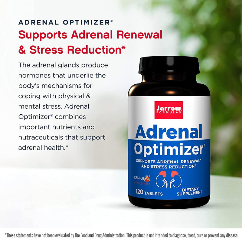 CLEARANCE! Jarrow Formulas Adrenal Optimizer 120 Tablets, BEST BY 03/2025