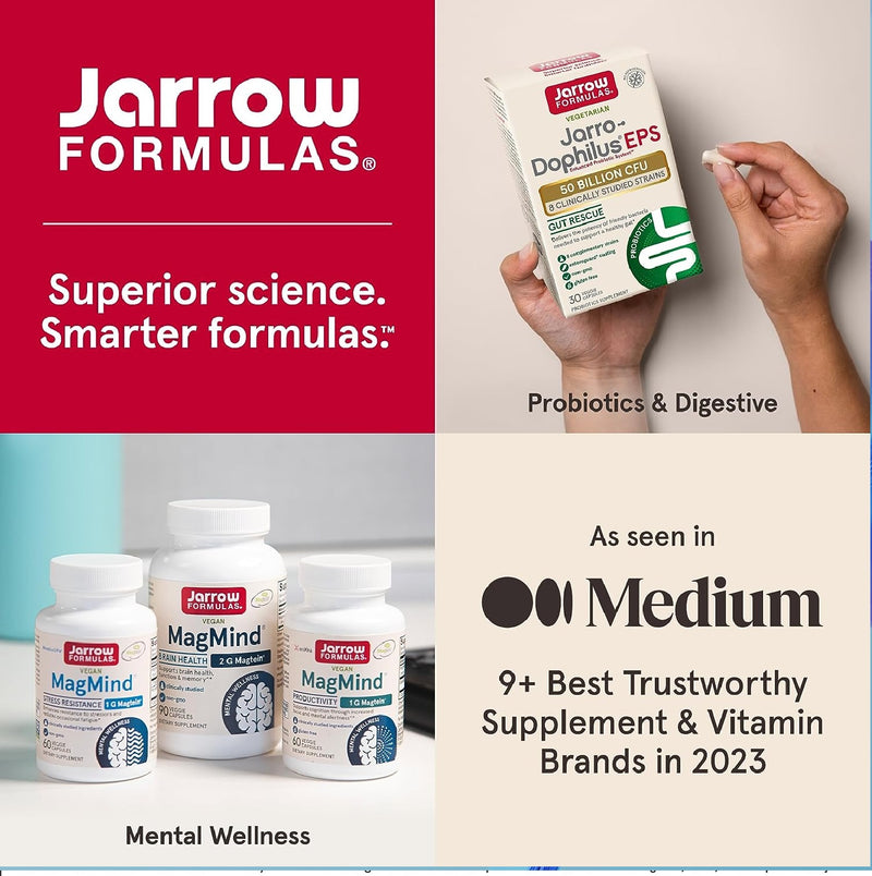Jarrow Formulas MagMind Productivity 60 Veggie Caps - DailyVita