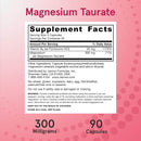 Jarrow Formulas Mag Taurate 90 Capsules - DailyVita