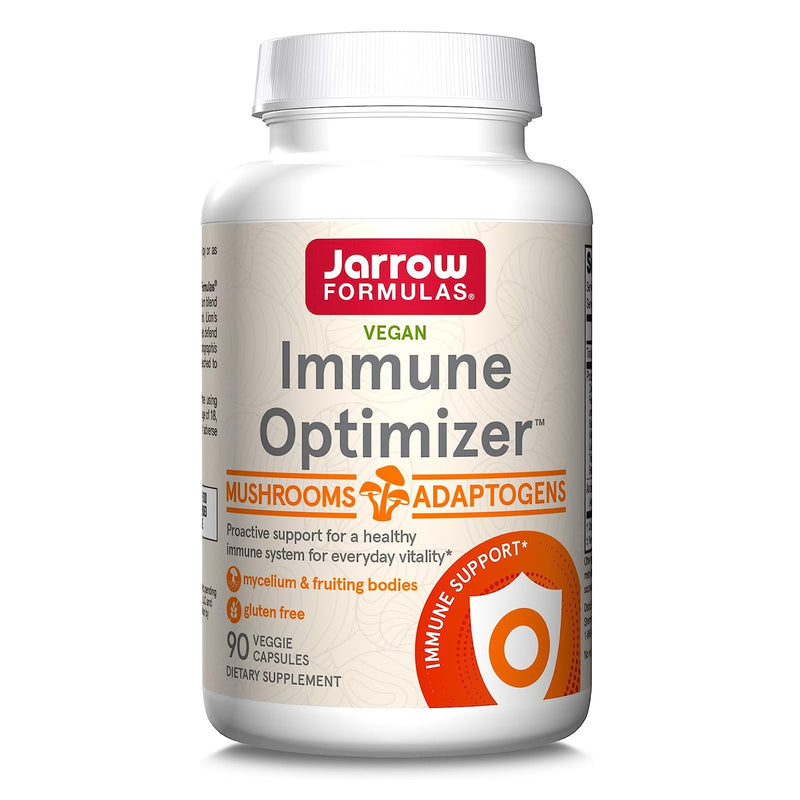 Jarrow Formulas Immune Optimizer 90 Veggie Caps - Mushrooms & Adaptogens - DailyVita