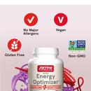 Jarrow Formulas Energy Optimizer 90 Veggie Caps - Mushrooms & Adaptogens - DailyVita
