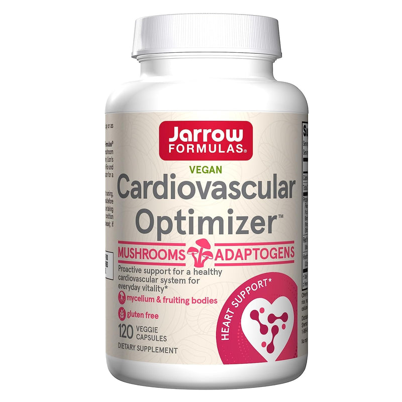 Jarrow Formulas Cardiovascular Optimizer 120 Veggie Caps - Mushrooms & Adaptogens - DailyVita