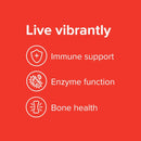 Vibrant Health Krebs Zinc, 60 vegetable capsules - DailyVita