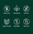 Vibrant Health Green Vibrance +25 Billion Probiotics Blueberry Lemon 292g (10.3 oz) - DailyVita