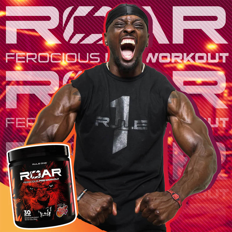 R1 Roar Pre Workout 30 Servings Blue Razz 300 g - DailyVita