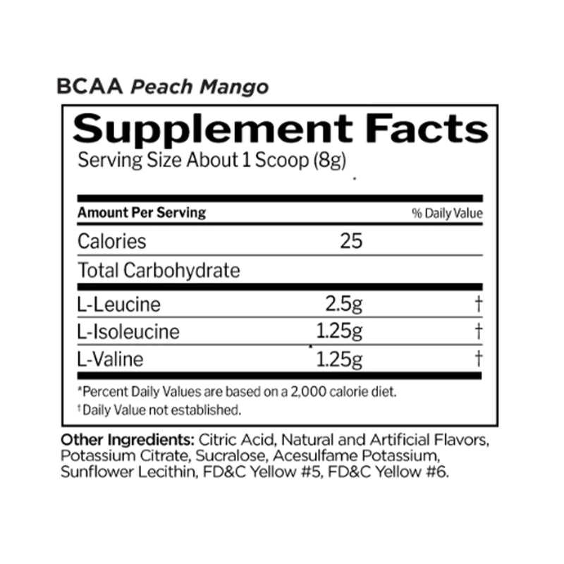 R1 BCAA - 30 Servings - Peach Mango 240 g