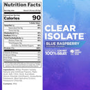 R1 Clear Isolate - 27 Servings - Blue Raspberry - 1.52 lbs - DailyVita