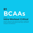 R1 BCAAs Branched Chain Amino Acids 30 Servings Blue Raspberry 216 g - DailyVita