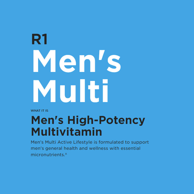 R1 Men's Sports Train Daily Multivitamin 90 Tablets