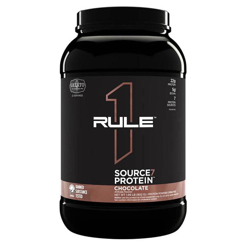 R1 Source7 Protein 22 Servings Chocolate 1.99 lbs - DailyVita