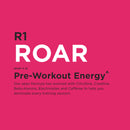 CLEARANCE! R1 Roar Pre Workout 30 Servings Wild Grape 285 g, BEST BY 02/2026 - DailyVita