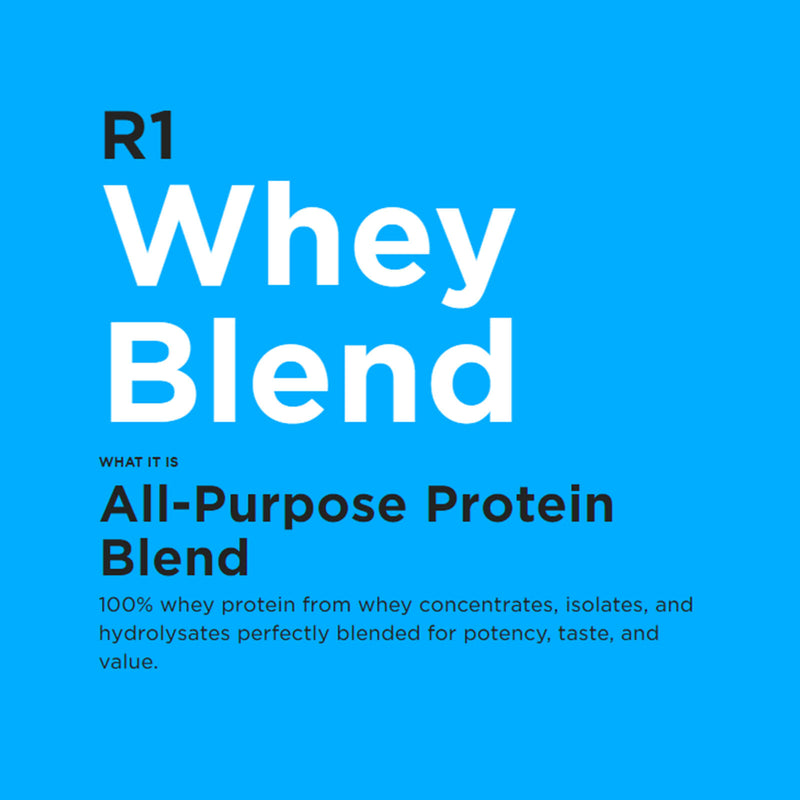 R1 Whey Blend 67 Servings Campfire Smore's 4.95 lbs - DailyVita