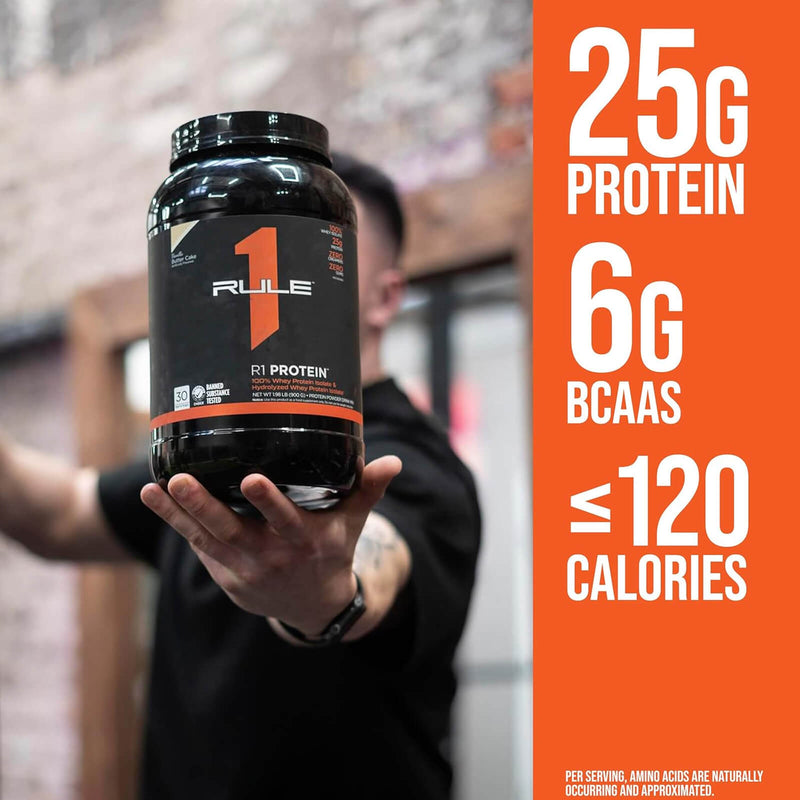 R1 R1 Protein - 29 Servings - Birthday Cake 1.98 lbs - DailyVita