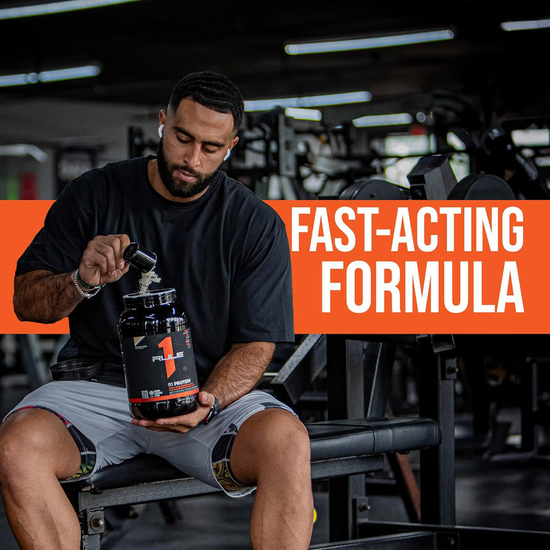 R1 R1 Protein - 29 Servings - Birthday Cake 1.98 lbs - DailyVita