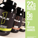 R1 Source7 Protein - 23 Servings - Birthday Cake 2.03 lbs - DailyVita