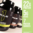 R1 Source7 Protein - 57 Servings - Birthday Cake 5.03 lbs - DailyVita