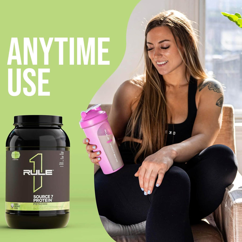 R1 Source7 Protein - 57 Servings - Birthday Cake 5.03 lbs - DailyVita