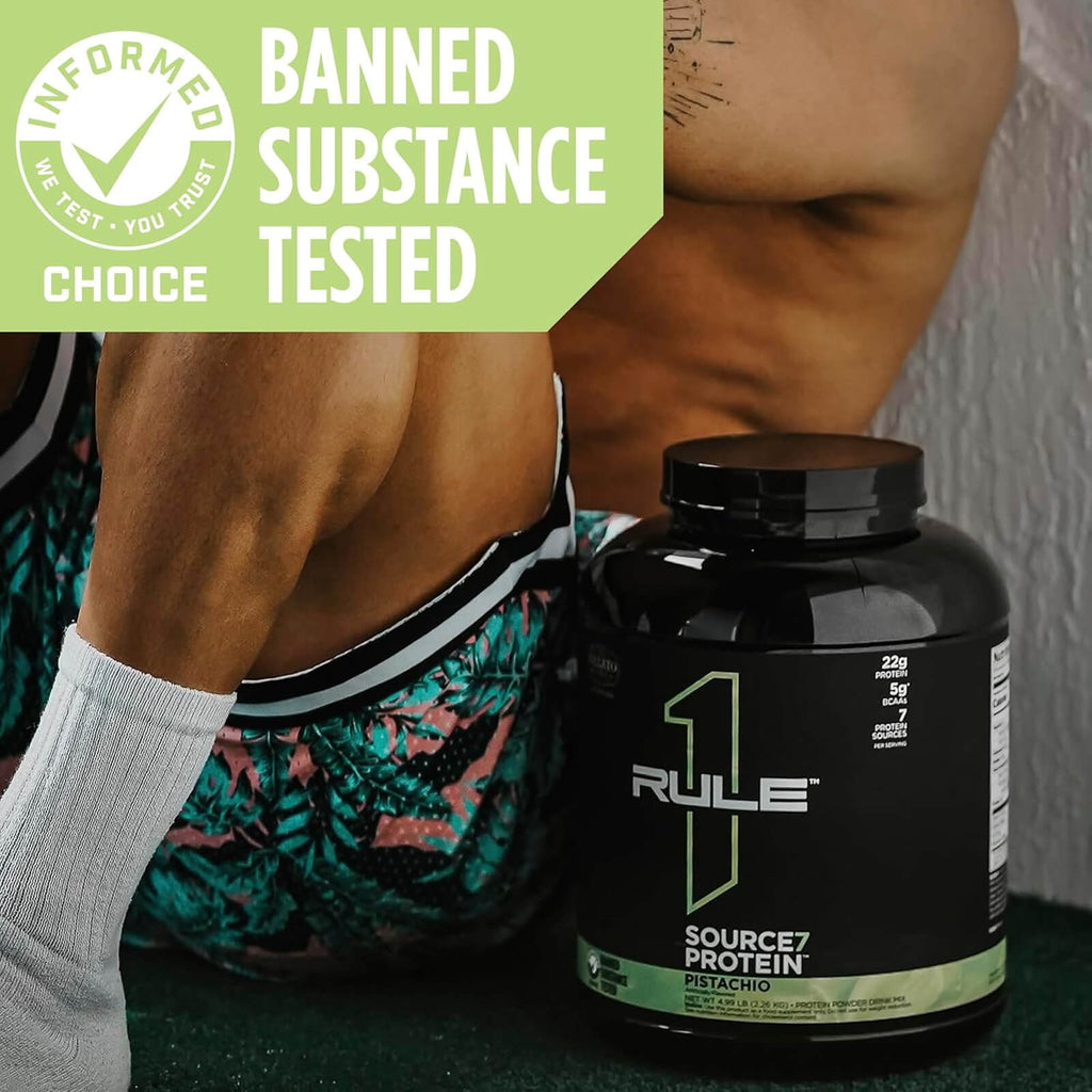 R1 Source7 Protein - 57 Servings - Birthday Cake 5.03 lbs - DailyVita