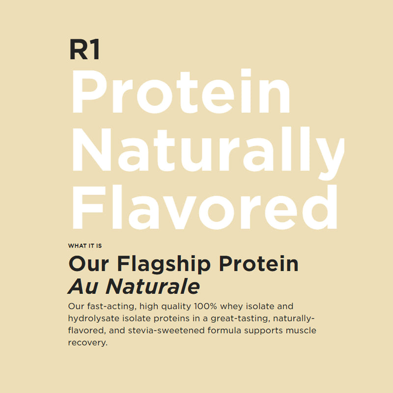 R1 Protein 60 Servings Dark Chocolate Naturally Flavored 4.3 lbs - DailyVita