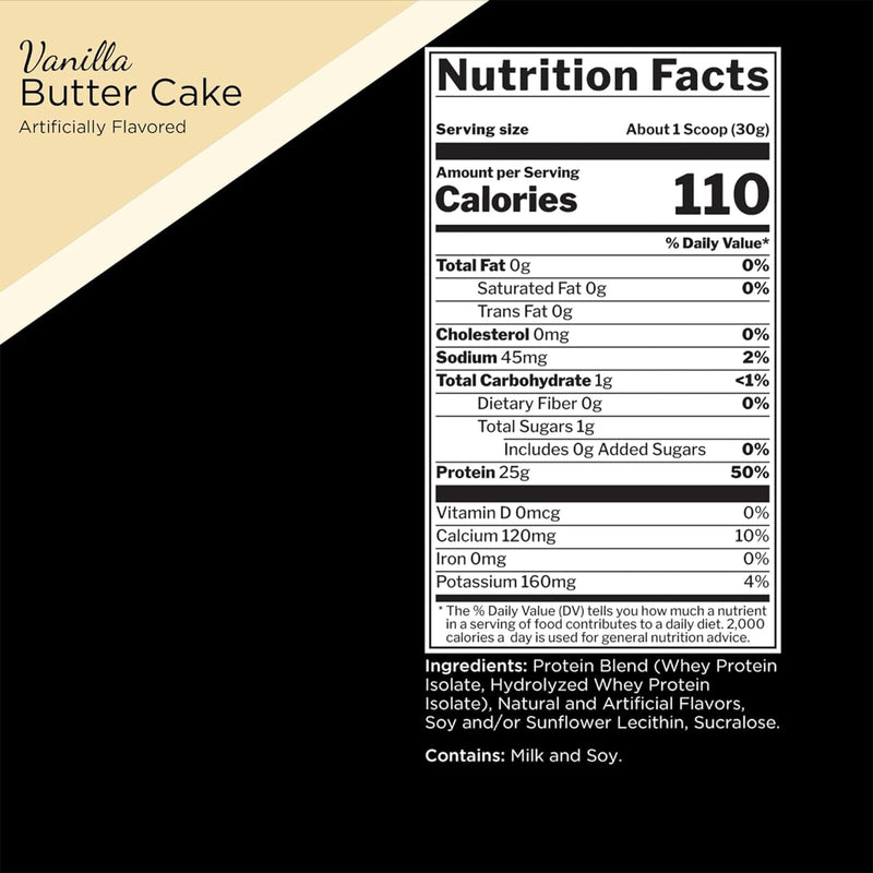 R1 Protein 76 Servings Vanilla Butter Cake 5.03 lbs - DailyVita