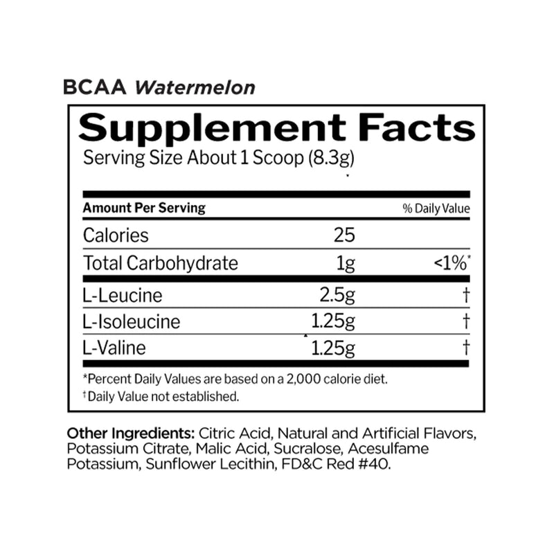 CLEARANCE! R1 BCAAs Branched Chain Amino Acids 60 Servings Watermelon Splash 432 g, BEST BY 04/2024 - DailyVita