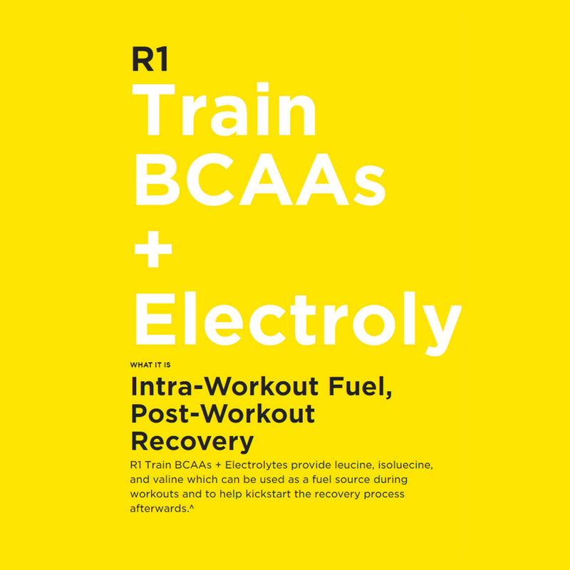 R1 Train BCAAs Stim Free Intra Workout 30 Servings Orange Burst 450 g - DailyVita