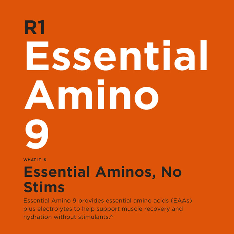 R1 Essential Amino 9 Essential Amino Acids & Hydration 30 Servings Peach Mango 345 g - DailyVita