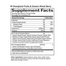 R1 Energized Fruits & Greens 25 Servings Mixed Berry 163 g - DailyVita