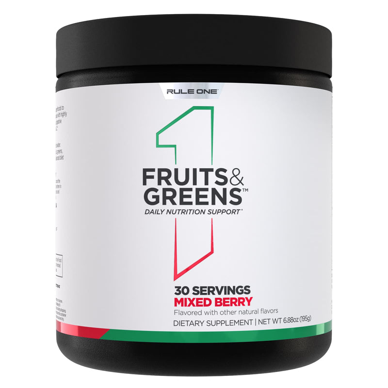 CLEARANCE! R1 Fruits & Greens + Antioxidants 30 Servings Mixed Berry 285 g, BEST BY 03/2026 - DailyVita