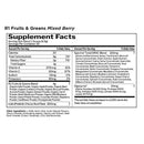 CLEARANCE! R1 Fruits & Greens + Antioxidants 30 Servings Mixed Berry 285 g, BEST BY 03/2026 - DailyVita
