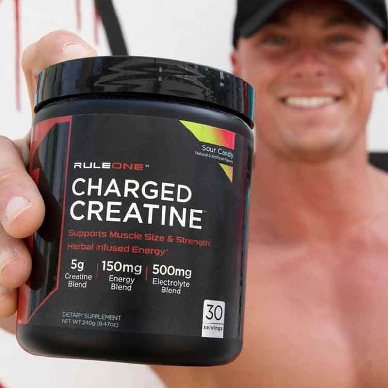 R1 Charged Creatine Energized Creatine 30 Servings Sour Candy 240 g - DailyVita