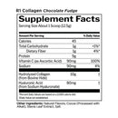 R1 Collagen Peptides Hydrolyzed 28 Servings Chocolate Fudge 336 g - DailyVita